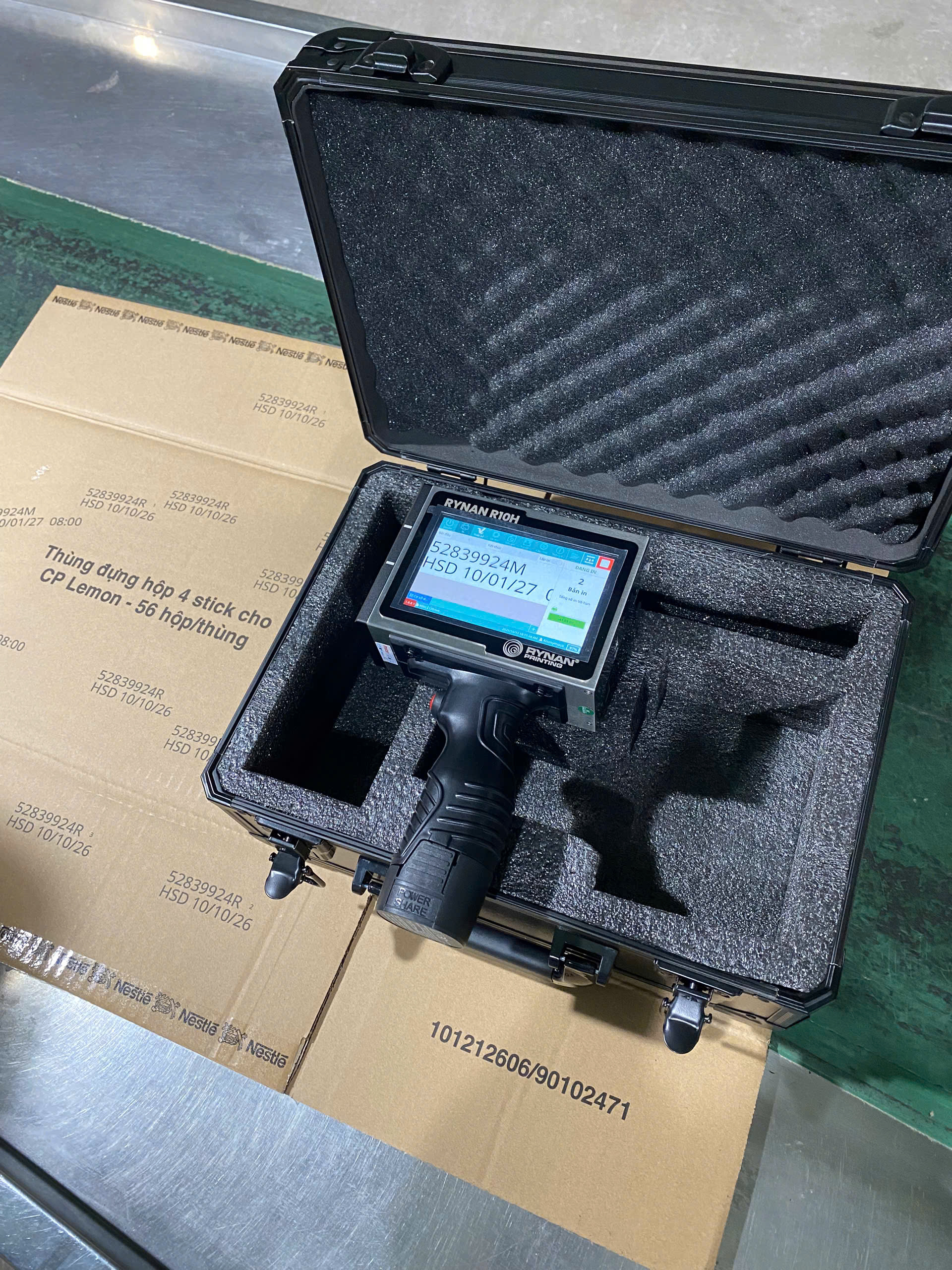 máy in cầm tay rynan r10h