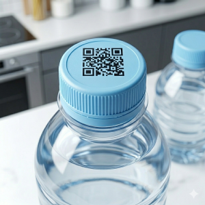 mã QR in trên nắp chai