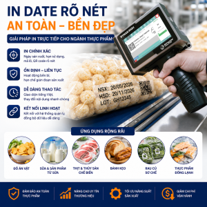 Máy In Date Thực Phẩm Giá Bao Nhiêu