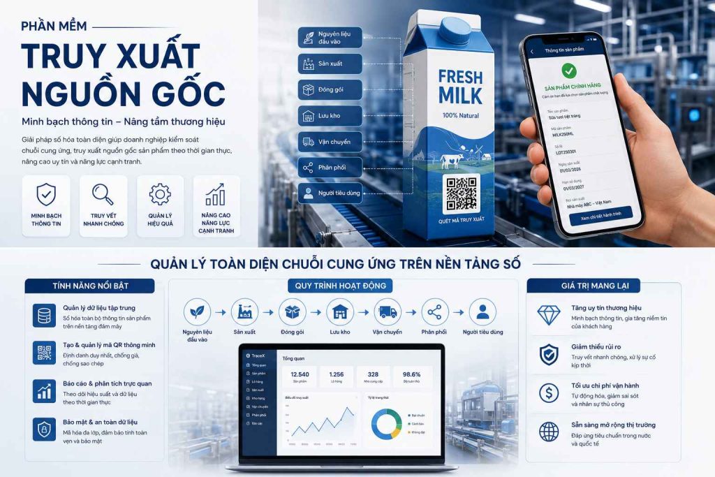 phần mềm truy xuất nguồn gốc sản phẩm