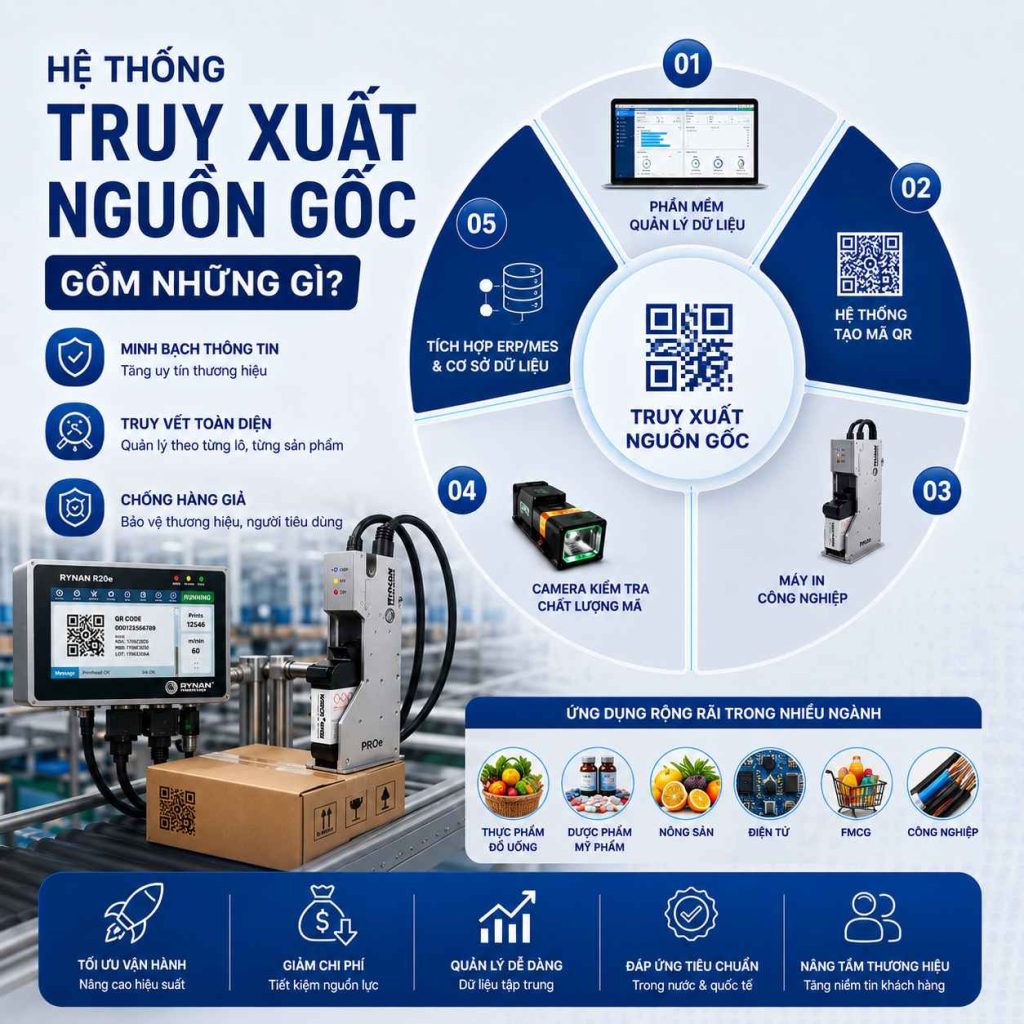 hệ thống truy xuất nguồn gốc gồm những gì