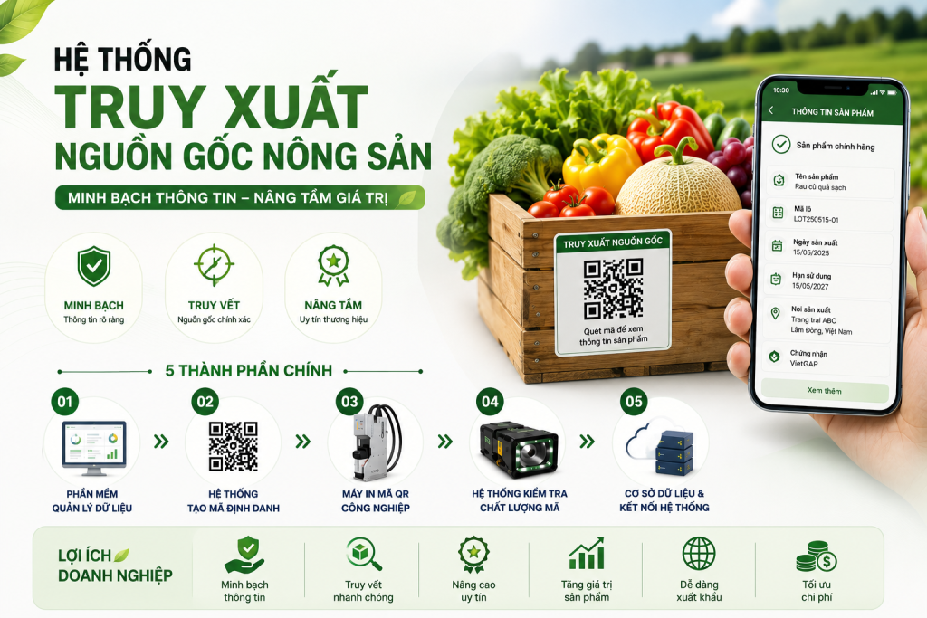 hệ thống truy xuất nguồn gốc nông sản