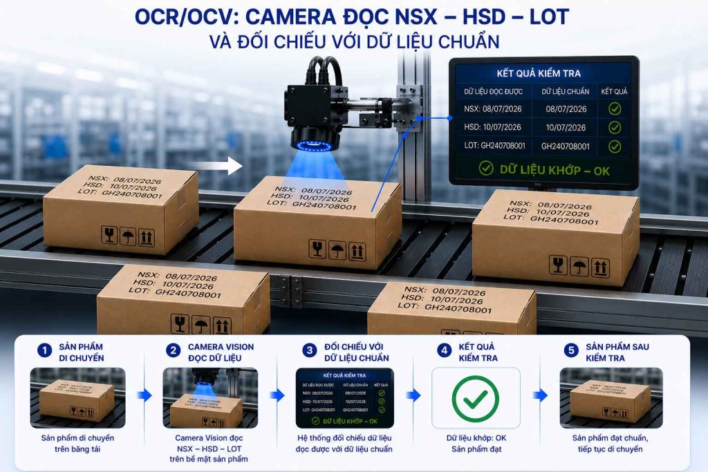 Kiểm tra sản phẩm bằng Camera Vision