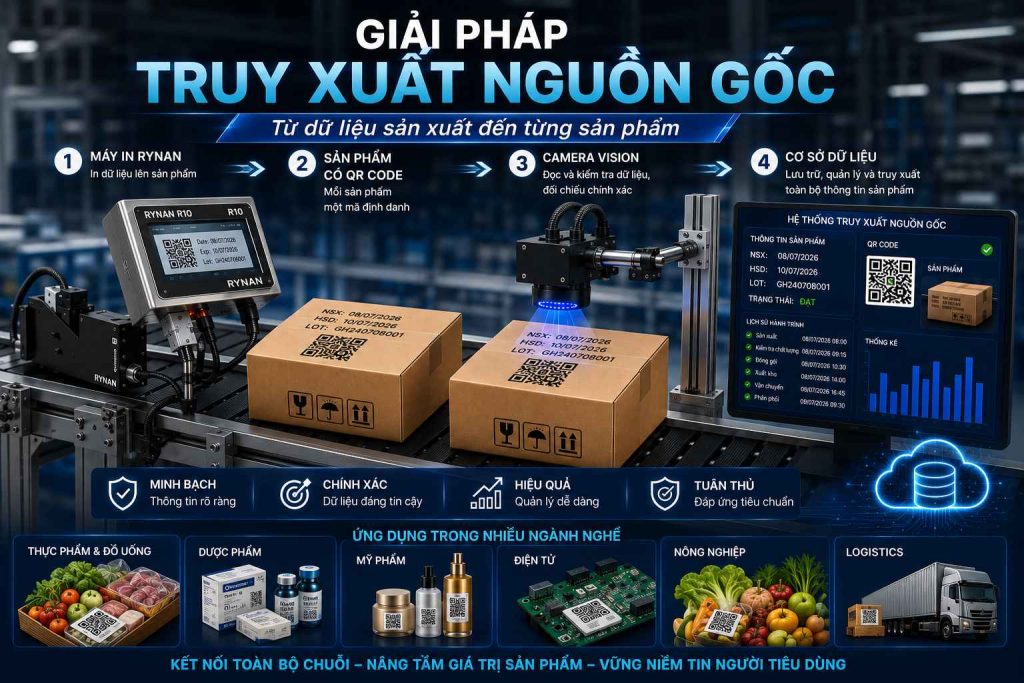 Giải pháp truy xuất nguồn gốc cho doanh nghiệp sản xuất