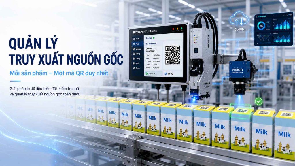 Hệ thống quản lý truy xuất nguồn gốc trên dây chuyền sản xuất