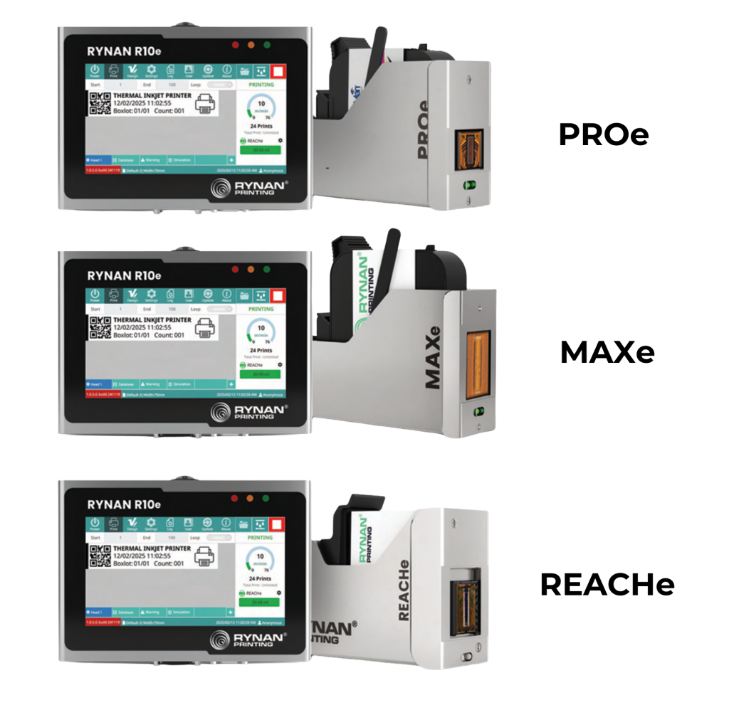 RYNAN R10e giải pháp in mã cho dây chuyền sản xuất
